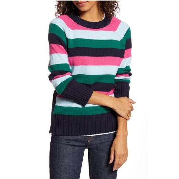 1901 Sweaters - 1901 Striped Side Button Pullover Sweater sz S NEW
